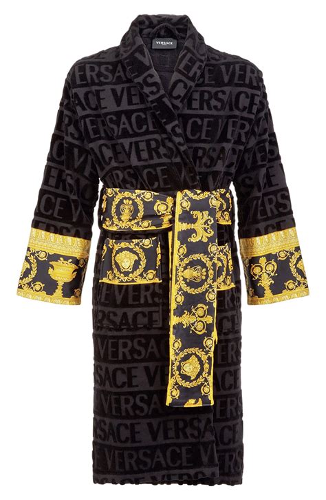 versace barocco bathrobe.